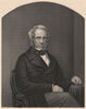 CRIMEAN WAR. Viscount Palmerston, K. C. B.  1860 old antique print picture