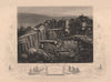 CRIMEAN WAR. The Redan. View of a portion of the interior 1860 old print