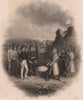 CRIMEAN WAR. The Governor of Kinburnska surrendering to the Allies 1860 print
