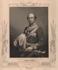 CRIMEAN WAR. General Sir W. F. Williams, K. C. B. of Kars. Turkey 1860 print