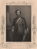 CRIMEAN WAR. Colonel Teesdale, C. B.  1860 old antique vintage print picture
