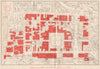 ST JAMES'S. Southern part of the Parish of St. James. London 1960 old map