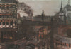 CITY OF LONDON. Ludgate Circus, by Ruskin Spear 1947 old vintage print picture