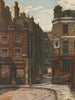 MAYFAIR. Shepherd Market, by Charles Ginner 1947 old vintage print picture