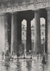 LONDON. Euston Arch, by E. B. Musman 1947 old vintage print picture