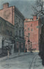 CHELSEA. Tryon Street, by Joseph Mc Culloch 1947 old vintage print picture