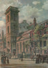 SOUTHWARK. St. Thomas's Street, by Rondolph Schwabe 1947 old vintage print
