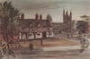 BEACONSFIELD. Church & Saracen's Head, by Frances Macdonald, Bucks 1947 print