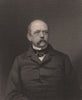 FRANCO-PRUSSIAN WAR. Otto von Bismarck. Germany 1875 old antique print picture