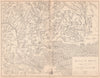 FRANCO-PRUSSIAN WAR. Battle of Woerth 1870. Haguenau Soultz Bas-Rhin 1875 map