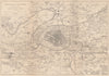 PARIS FORTIFICATIONS. Franco-Prussian War. Paris Environs. Versailles 1875 map