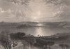 MAINAU ISLAND. Lake Constance (Bodensee). Steel engraving. Germany 1875 print