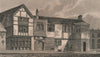 ISLINGTON PARISH. Old building formerly in Lower Street (now Essex Road)  1823