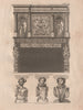 ISLINGTON PARISH. Ancient Chinney Piece at Canonbury 1823 old antique print