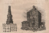 ISLINGTON PARISH. Church Spire in Wicker Case; Sir Thomas Fowlers Lodge 1823