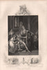 KING EADWIG & QUEEN AEIFGIFU/ELGIVA. Inset-Elgiva seized by Archbishop Odo 1853
