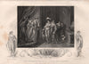 ENGLISH KINGS. Edgar meeting Elfrida, wife of Athelwold. Stabbing Athelwold 1853