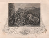 ANGLO-SCOTTISH WARS. Battle of Chevy Chase.Percy Unhorsed at Otterburn 1388 1853