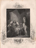 BRITISH HISTORY. Henry IV reproving Prince Henry. TALLIS 1853 old print