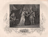 TREATY OF TROYES 1420. King Henry V of England marries Princess Catherine 1853