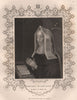 BRITISH HISTORY. Margaret of Lancaster, Mother of Henry VII. TALLIS 1853 print
