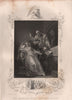 SISTER ELIZABETH BARTON. Holy Maid of Kent's imposture. . TALLIS 1853 print
