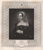 KING HENRY VIII'S WIVES. Queen Catharine Parr. TALLIS 1853 old antique print
