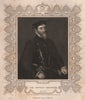 BRITISH HISTORY. Sir Thomas Gresham. TALLIS 1853 old antique print picture