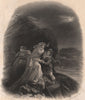 BRITISH HISTORY. Mary Queen of Scots (Escaping from Loch Leven Castle)  1853