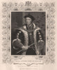 BRITISH HISTORY. Thomas Howard, Duke Of Norfolk. TALLIS 1853 old antique print
