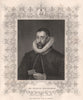 BRITISH HISTORY. Sir Francis Walsingham. TALLIS 1853 old antique print picture