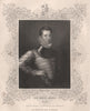 BRITISH HISTORY. Sir Philip Sidney. TALLIS 1853 old antique print picture