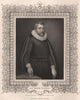 BRITISH HISTORY. Sir Henry Wotton. TALLIS 1853 old antique print picture
