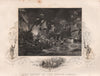 DEFEAT OF THE SPANISH ARMADA. below-Queen Elizabeth at Tilbury. TALLIS 1853