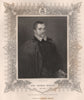 BRITISH HISTORY. Sir Thomas Bodley. TALLIS 1853 old antique print picture