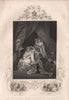 QUEEN ELIZABETH I & EARL OF ESSEX. Inset. Privy Council. Execution warrant 1853
