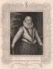 BRITISH HISTORY. Edward Somerset, Earl Of Worcester. TALLIS 1853 old print