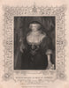 BRITISH HISTORY. Frances Howard, Duchess Of Richmond. TALLIS 1853 old print
