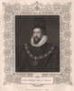 BRITISH HISTORY. Thomas Howard, Earl Of Suffolk. TALLIS 1853 old antique print