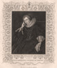 BRITISH HISTORY. Lucy Harington, Countess of Bedford. TALLIS 1853 old print