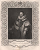 BRITISH HISTORY. Thomas, first Lord Coventry. TALLIS 1853 old antique print