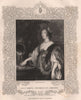BRITISH HISTORY. Lucy Percy, Countess of Carlisle. TALLIS 1853 old print