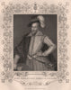 BRITISH HISTORY. Henry Somerset, first Marquis Of Worcester. TALLIS 1853 print