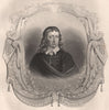 BRITISH HISTORY. Milton. TALLIS 1853 old antique vintage print picture