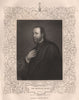 BRITISH HISTORY. Sir Kenelm Digby. TALLIS 1853 old antique print picture