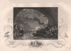 BRITISH HISTORY. The Great Fire of London (Inset. The Plague pit 1665)  1853