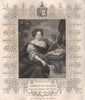 BRITISH HISTORY. Catherine of Braganza, Queen of Charles the Second 1853 print