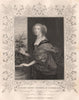 BRITISH HISTORY. Dorothy Sidney, Countess of Sunderland. TALLIS 1853 old print