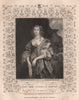 BRITISH HISTORY. Anne Carre, Countess of Bedford. TALLIS 1853 old print
