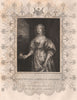 BRITISH HISTORY. Elizabeth Cecil, Countess of Devonshire. TALLIS 1853 print